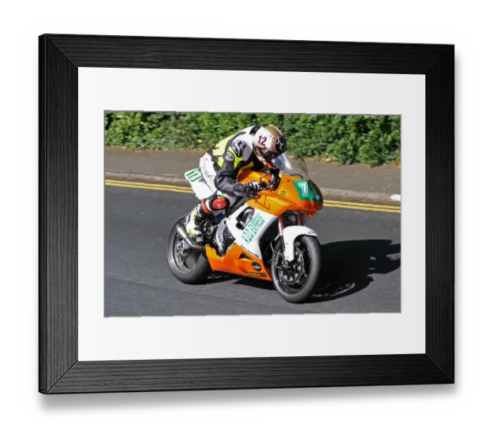 Framed Print : Andy McPherson (Kawasaki) 2014 Lightweight TT Framed Print : Andy McPherson (Kawasaki) 2014 Lightweight TT