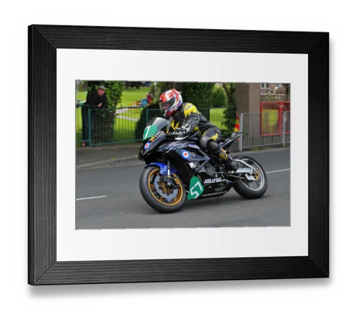 Framed Print : Chris Petty (Kawasaki) 2014 Lightweight TT Framed Print : Chris Petty (Kawasaki) 2014 Lightweight TT