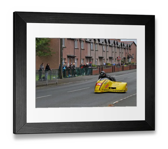 Framed Print : John Saunders & Robert Lunt (Shelbourne Honda) 2014 Sidecar TT Framed Print : John Saunders & Robert Lunt (Shelbourne Honda) 2014 Sidecar TT