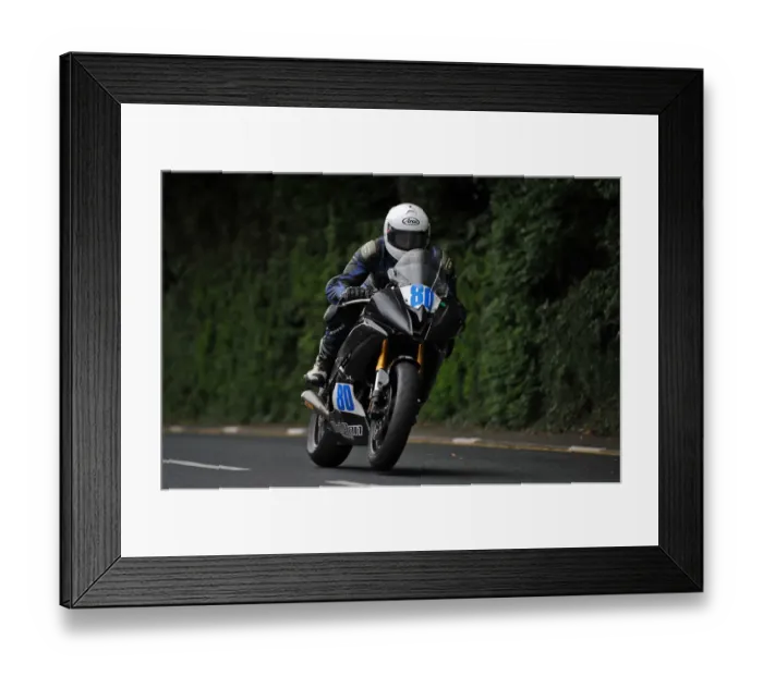 Framed Print : Tuukka Korhonen (Honda) 2014 Supersport TT