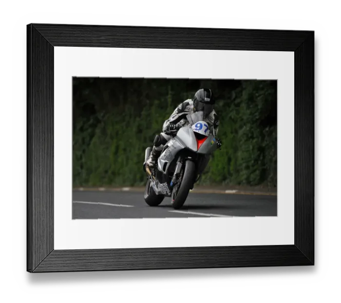 Framed Print : Xavier Dennis (Kawasaki) 2014 Supersport TT Framed Print : Xavier Dennis (Kawasaki) 2014 Supersport TT