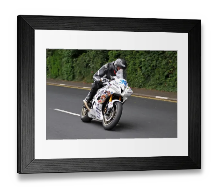 Framed Print : Alan Bonner (Yamaha) 2014 Supersport TT Framed Print : Alan Bonner (Yamaha) 2014 Supersport TT
