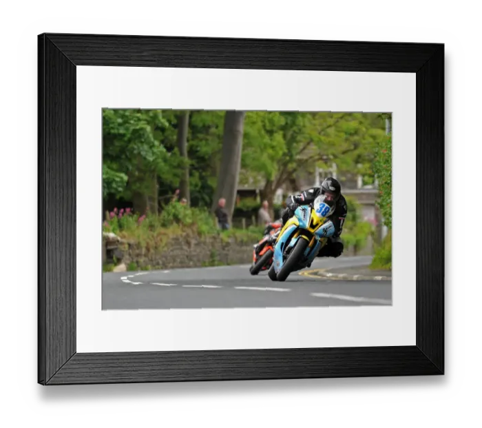 Framed Print : Dan Hegarty (Kawasaki) 2014 Supersport TT Framed Print : Dan Hegarty (Kawasaki) 2014 Supersport TT