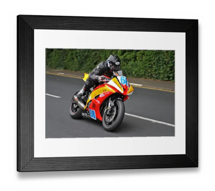 Framed Print : George Spence (Yamaha) 2014 Supersport TT Framed Print : George Spence (Yamaha) 2014 Supersport TT