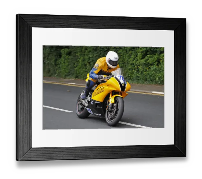 Framed Print : Alan Connor (Yamaha) 2014 Supersport TT Framed Print : Alan Connor (Yamaha) 2014 Supersport TT