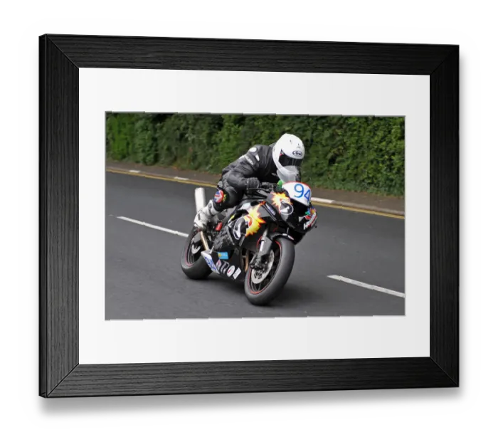 Framed Print : Dominic Herbertson (Kawasaki) 2014 Supersport TT Framed Print : Dominic Herbertson (Kawasaki) 2014 Supersport TT