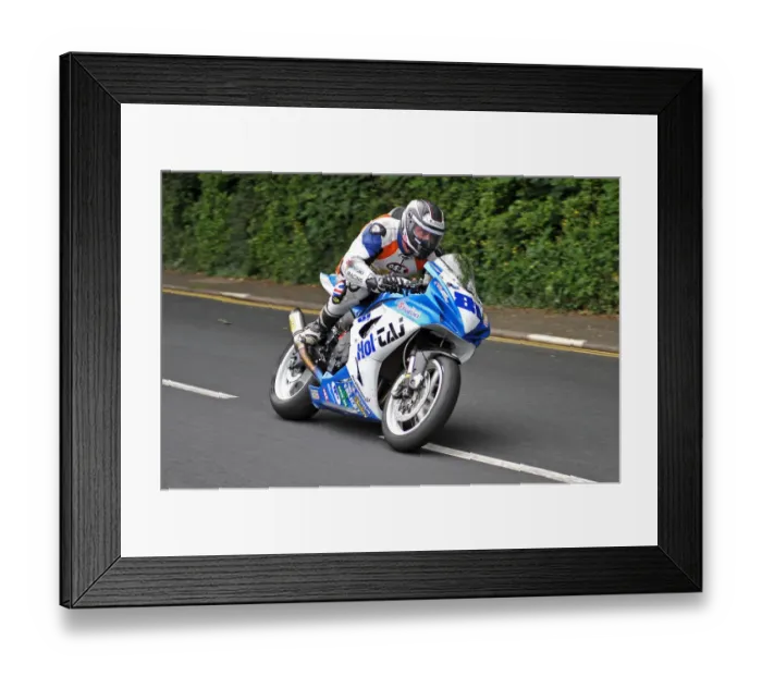Framed Print : Daley Mathison (Suzuki) 2014 Supersport TT Framed Print : Daley Mathison (Suzuki) 2014 Supersport TT