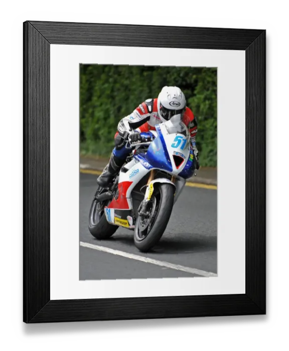 Framed Print : James Ford (Triumph) 2014 Supersport TT Framed Print : James Ford (Triumph) 2014 Supersport TT
