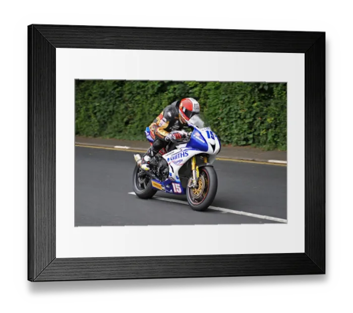 Framed Print : Michael Rutter (Triumph) 2014 Supersport TT Framed Print : Michael Rutter (Triumph) 2014 Supersport TT