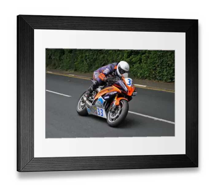 Framed Print : Olie Linsdell (Yamaha) 2014 Supersport TT Framed Print : Olie Linsdell (Yamaha) 2014 Supersport TT