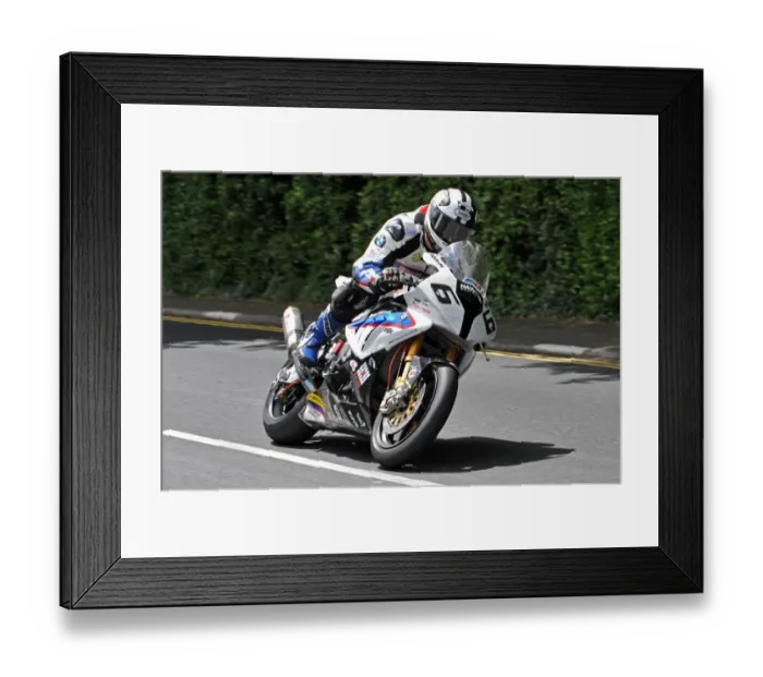 Framed Print : Michael Dunlop (BMW) 2014 Senior TT Framed Print : Michael Dunlop (BMW) 2014 Senior TT