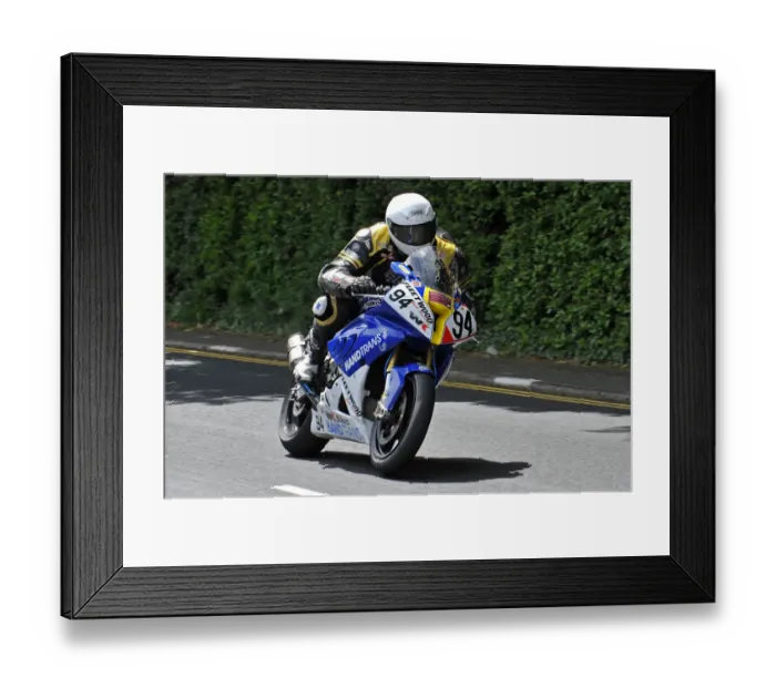 Framed Print : Philip Crowe (BMW) 2014 Senior TT Framed Print : Philip Crowe (BMW) 2014 Senior TT