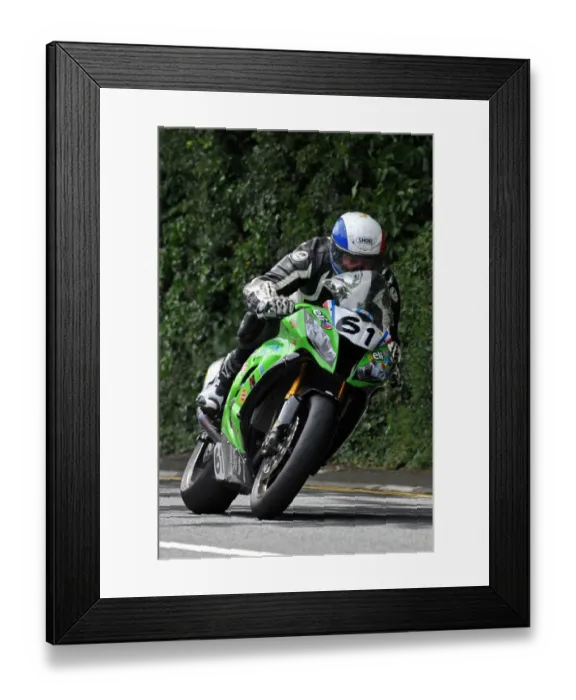 Framed Print : Fabrice Miguet (Kawasaki) 2014 Senior TT Framed Print : Fabrice Miguet (Kawasaki) 2014 Senior TT