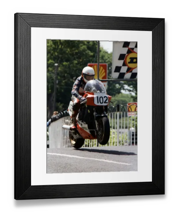 Framed Print : Martin Grein (Suzuki) 1989 Formula One TT Framed Print : Martin Grein (Suzuki) 1989 Formula One TT
