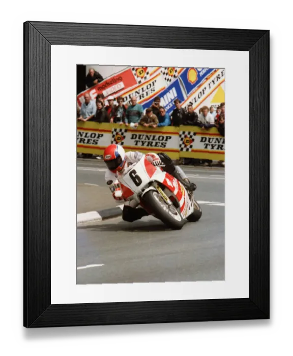 Framed Print : Steve Hislop (Honda) 1989 Formula One T Framed Print : Steve Hislop (Honda) 1989 Formula One T