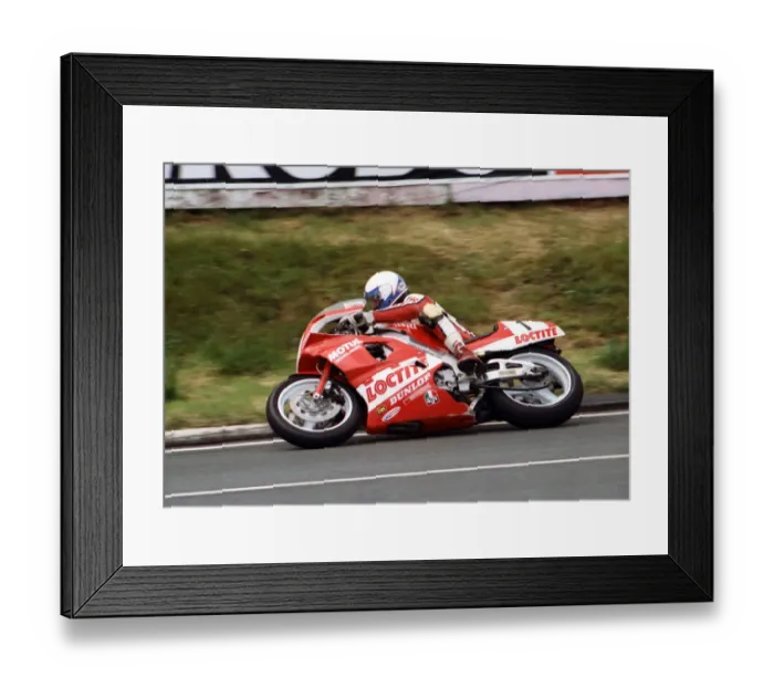 Framed Print : Nick Jefferies (Yamaha) 1989 Formula One TT Framed Print : Nick Jefferies (Yamaha) 1989 Formula One TT