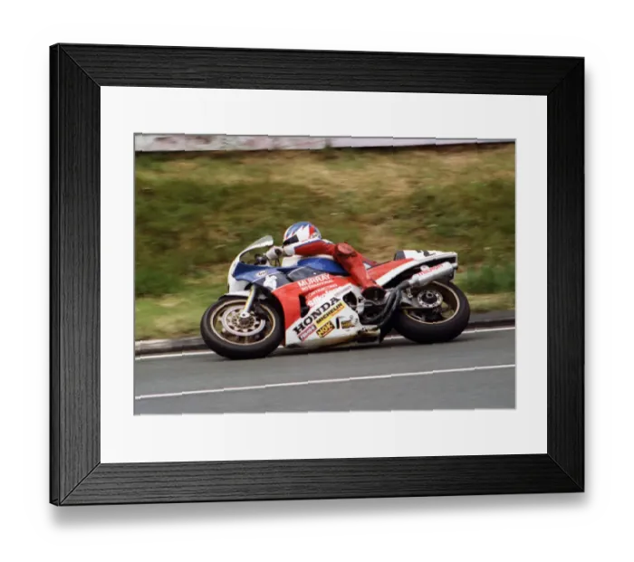 Framed Print : Brian Morrison (Honda) 1989 Formula One TT Framed Print : Brian Morrison (Honda) 1989 Formula One TT