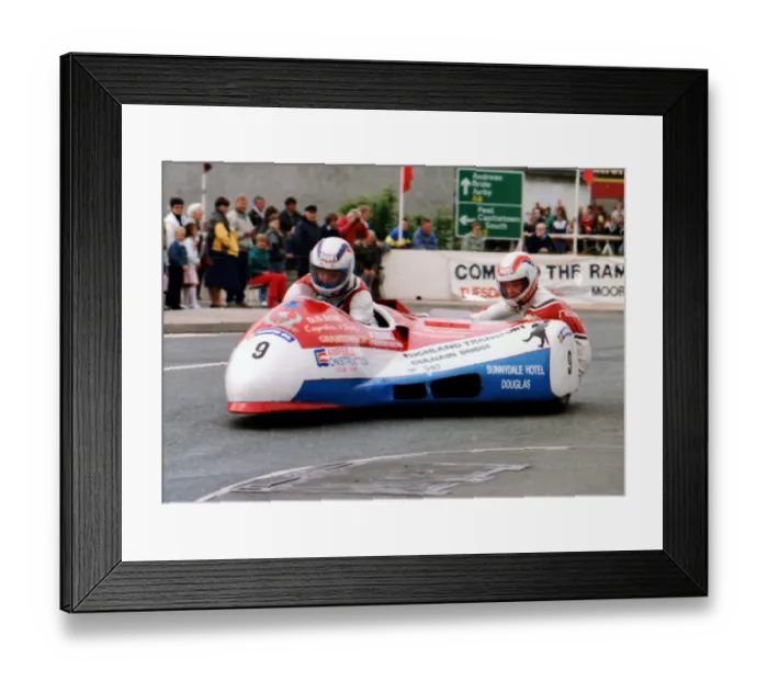 Framed Print : Dennis Brown & Billy Nelson (Yamaha) 1989 Sidecar TT Framed Print : Dennis Brown & Billy Nelson (Yamaha) 1989 Sidecar TT