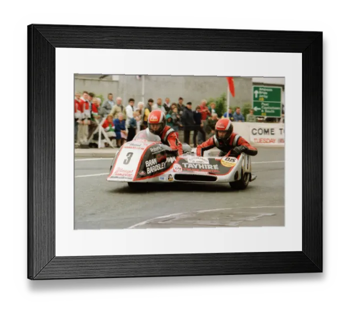 Framed Print : Mick Boddice & Chas Birks (Ireson Yamaha) 1989 Sidecar TT Framed Print : Mick Boddice & Chas Birks (Ireson Yamaha) 1989 Sidecar TT