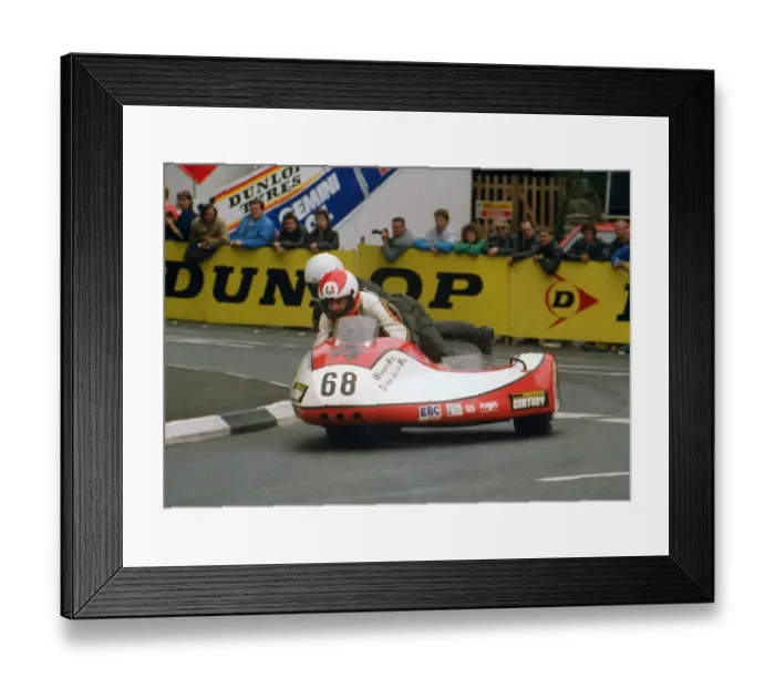 Framed Print : Bob Munro & Dave Webster (Suzuki) 1988 Sidecar TT Framed Print : Bob Munro & Dave Webster (Suzuki) 1988 Sidecar TT