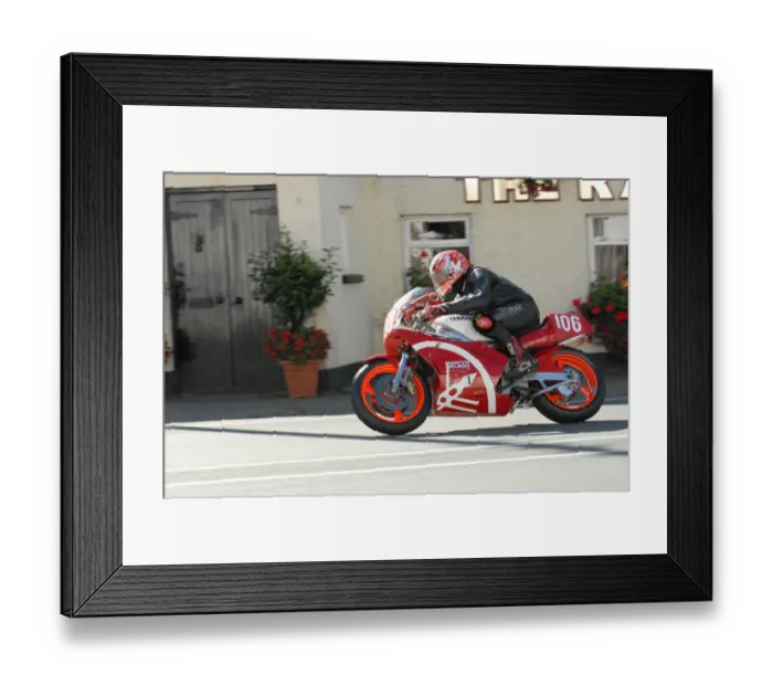 Framed Print : Steve Fletcher (Yamaha) 2010 Post Classic TT Framed Print : Steve Fletcher (Yamaha) 2010 Post Classic TT