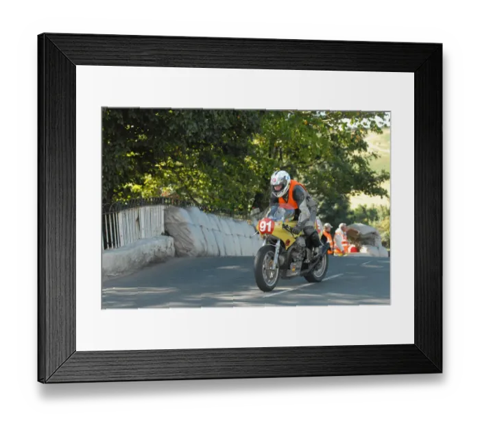 Framed Print : Jussi Luoma (Guzzi) 2010 Post Classic TT Framed Print : Jussi Luoma (Guzzi) 2010 Post Classic TT