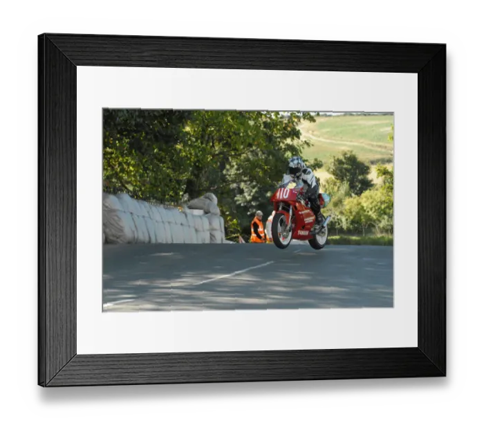 Framed Print : Chris Palmer (Yamaha) 2010 Post Classic TT Framed Print : Chris Palmer (Yamaha) 2010 Post Classic TT
