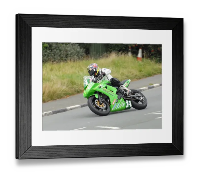 Framed Print : David Bell (Kawasaki) 2010 Ultra Lightweight Manx Grand Prix Framed Print : David Bell (Kawasaki) 2010 Ultra Lightweight Manx Grand Prix