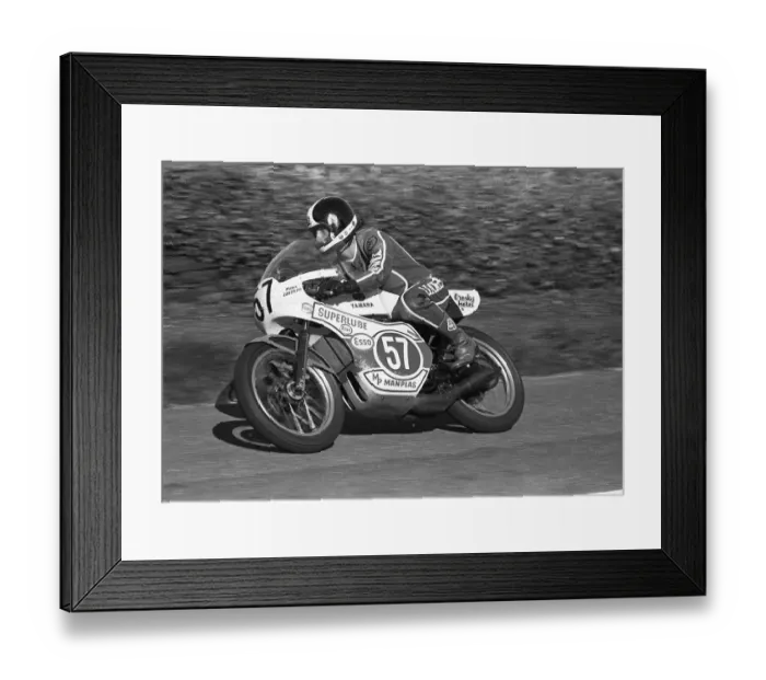 Framed Print : Roger Luckman (Tiger Tim Yamaha) 1979 Junior Newcomers Manx Grand Prix Framed Print : Roger Luckman (Tiger Tim Yamaha) 1979 Junior Newcomers Manx Grand Prix