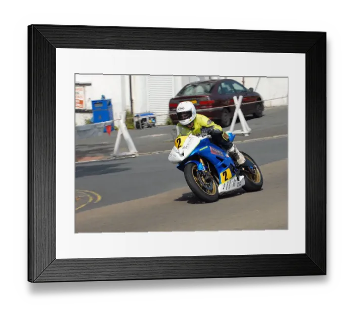 Framed Print : Dean Osborne (Kawasaki) 2010 Senior Manx Grand Prix Framed Print : Dean Osborne (Kawasaki) 2010 Senior Manx Grand Prix