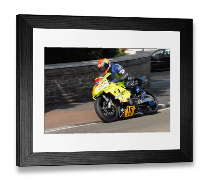 Framed Print : Stuart Hall (Honda) 2010 Senior Manx Grand Prix Framed Print : Stuart Hall (Honda) 2010 Senior Manx Grand Prix