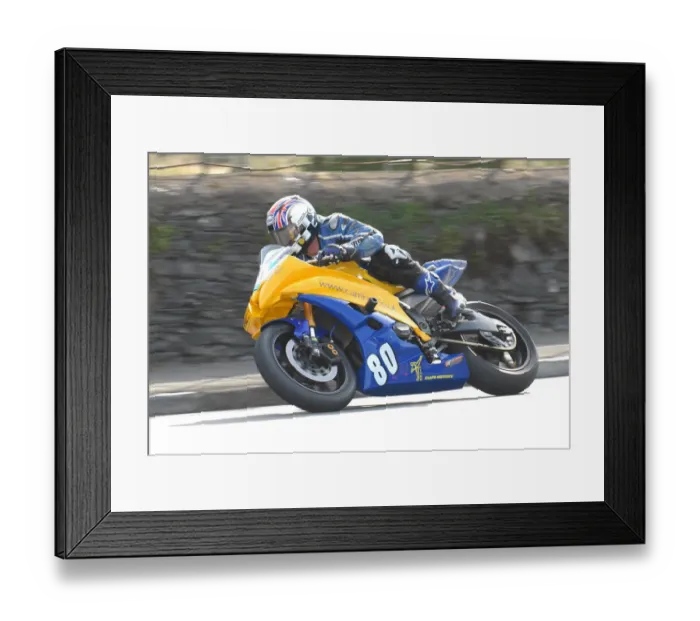 Framed Print : Arnie Shelton (Kawasaki) 2010 Junior Manx Grand Prix Framed Print : Arnie Shelton (Kawasaki) 2010 Junior Manx Grand Prix