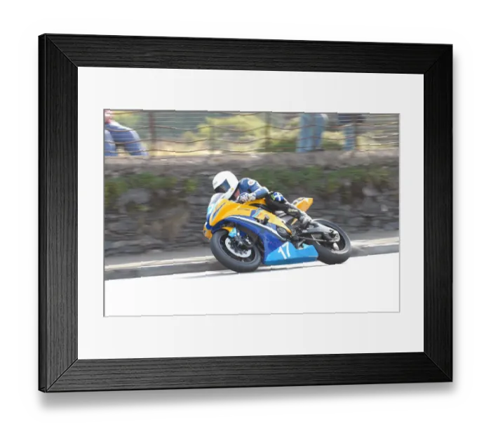 Framed Print : Stephen Parsons (Kawasaki) 2010 Junior Manx Grand Prix Framed Print : Stephen Parsons (Kawasaki) 2010 Junior Manx Grand Prix