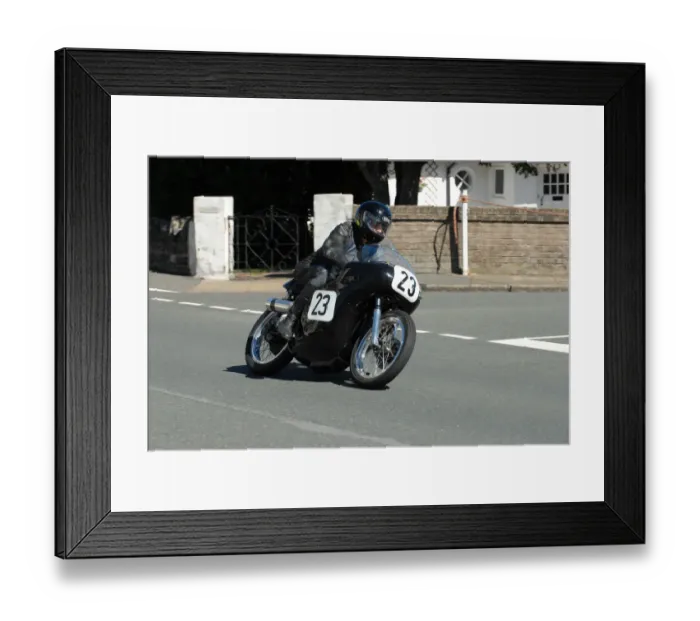 Framed Print : Grant Sellers (Norton) 2010 Junior Classic TT Framed Print : Grant Sellers (Norton) 2010 Junior Classic TT