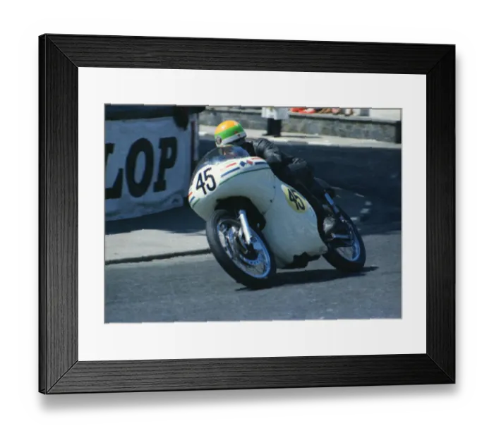 Framed Print : Tony McGurk (Matchless) 1968 Senior TT Framed Print : Tony McGurk (Matchless) 1968 Senior TT