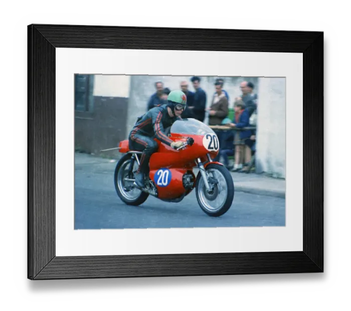 Framed Print : Griff Jenkins (Aermacchi) 1968 Junior TT Framed Print : Griff Jenkins (Aermacchi) 1968 Junior TT