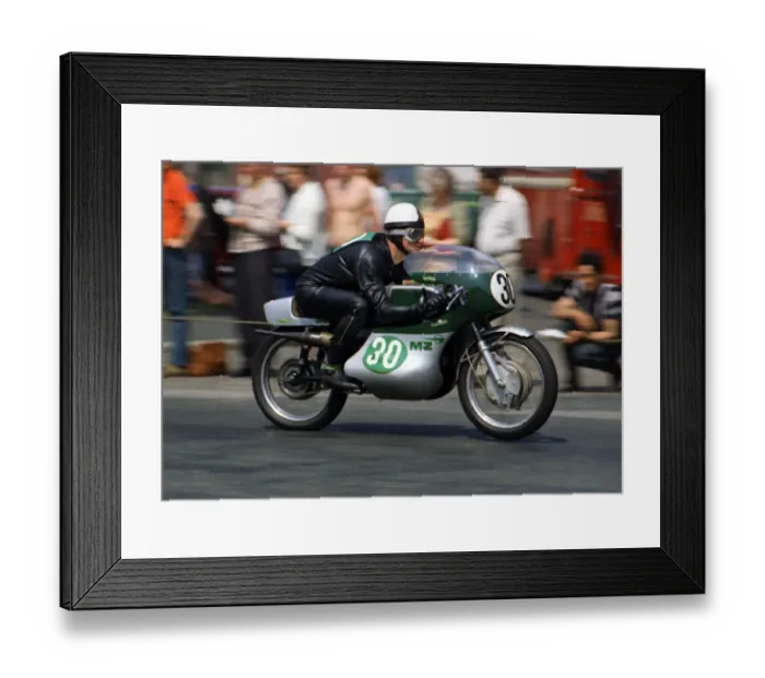 Framed Print : Gunter Bartusch (MZ) 1970 Lightweight TT Framed Print : Gunter Bartusch (MZ) 1970 Lightweight TT