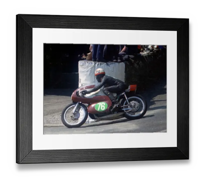 Framed Print : Stan Woods (Yamaha) 1969 Lightweight TT Framed Print : Stan Woods (Yamaha) 1969 Lightweight TT