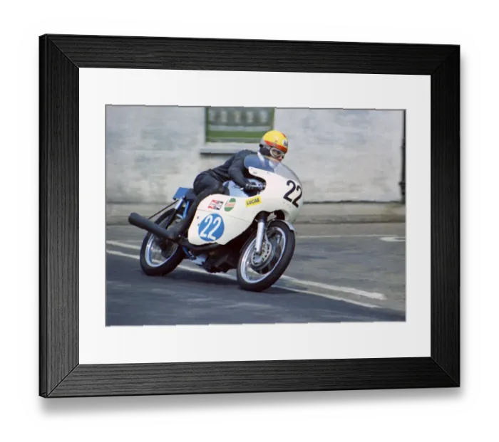Framed Print : Derek Woodman (Seeley) 1970 Junior TT Framed Print : Derek Woodman (Seeley) 1970 Junior TT