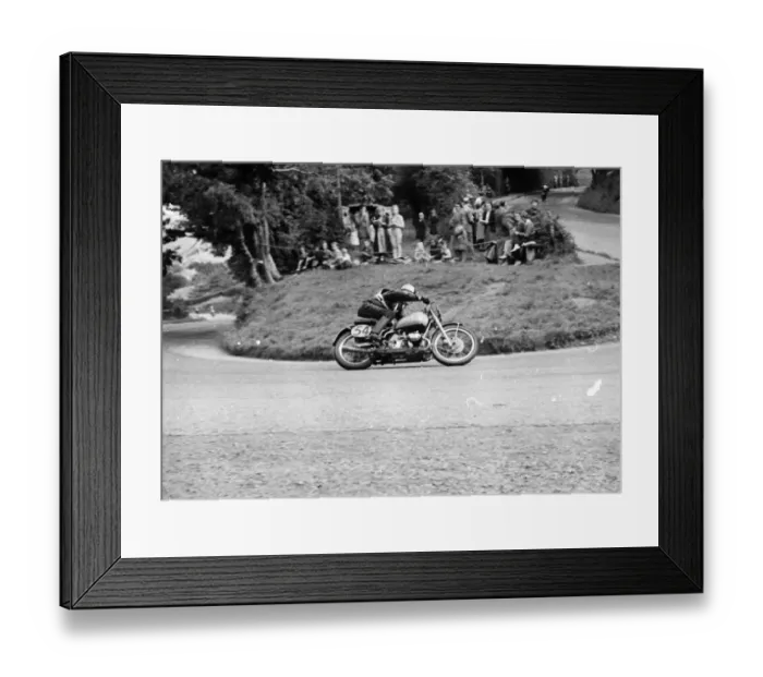 Framed Print : Ron Rudge (Douglas) 1950 Junior Manx Grand Prix Framed Print : Ron Rudge (Douglas) 1950 Junior Manx Grand Prix
