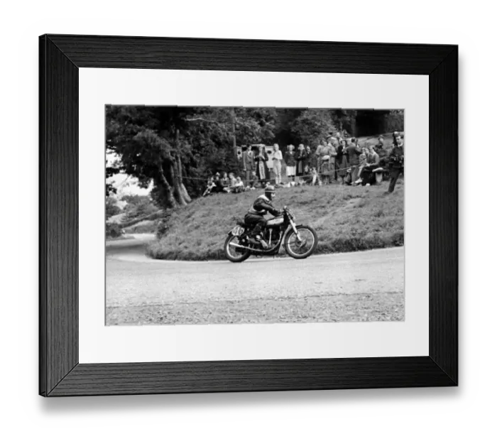 Framed Print : A W Zealand (Norton) 1950 Junior Manx Grand Prix Framed Print : A W Zealand (Norton) 1950 Junior Manx Grand Prix