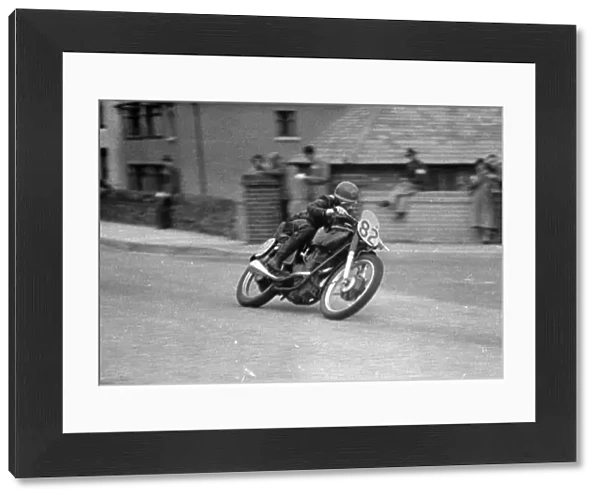 Don Crossley (AJS) 1950 Junior Manx Grand Prix
