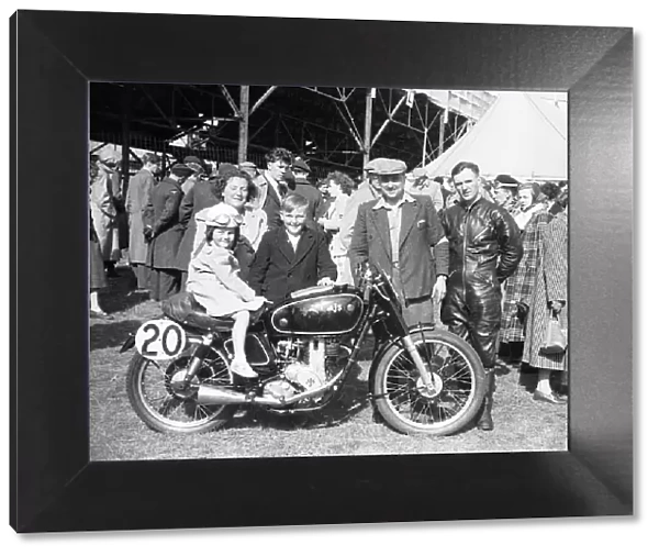 Cyril Griffiths (AJS) 1951 Senior Manx Grand Prix