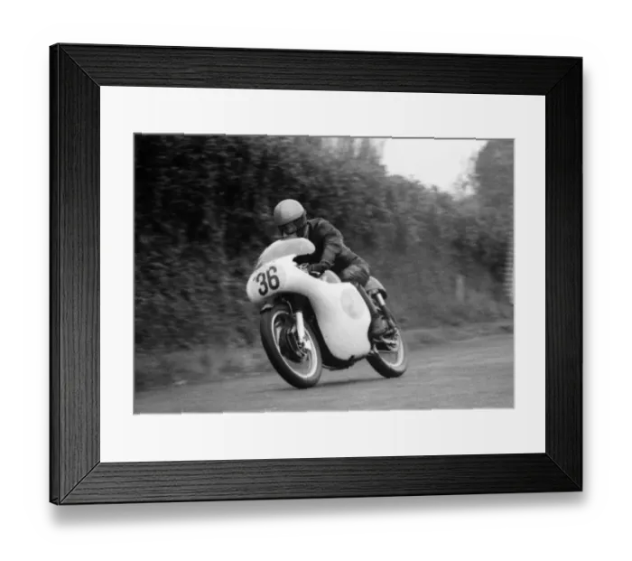 Framed Print : Dave Patrick (Matchless) 1962 Senior Manx Gand Prix Framed Print : Dave Patrick (Matchless) 1962 Senior Manx Gand Prix