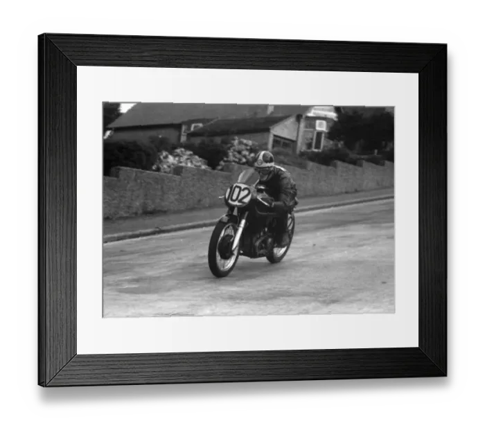 Framed Print : Ted Corlett (AJS) 1960 Junior Manx Grand Prix Framed Print : Ted Corlett (AJS) 1960 Junior Manx Grand Prix