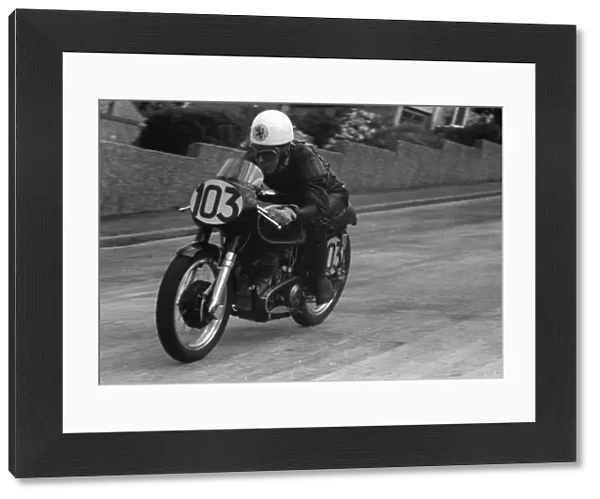 Bob Ritchie (AJS) 1960 Junior Manx Grand Prix