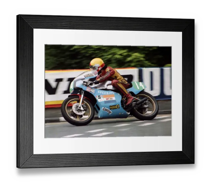 Framed Print : Eddie Roberts (Shepherd) 1980 Junior TT Framed Print : Eddie Roberts (Shepherd) 1980 Junior TT