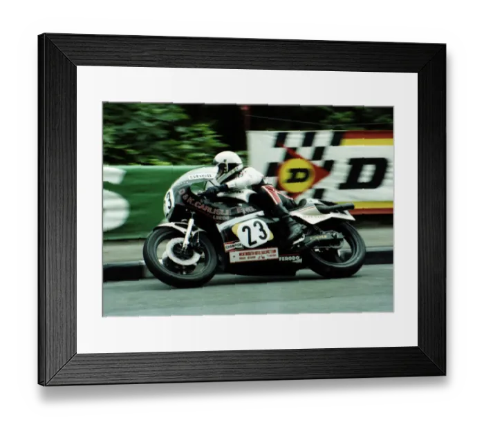 Framed Print : Steve Ward (Suzuki) 1980 Classic TT Framed Print : Steve Ward (Suzuki) 1980 Classic TT