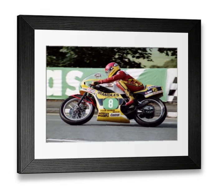 Framed Print : Jeff Sayle (Island Supply Yamaha) 1980 Junior TT Framed Print : Jeff Sayle (Island Supply Yamaha) 1980 Junior TT