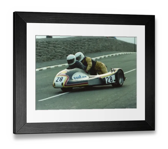Framed Print : Wallace Coates & Ernie Coates (Windle Yamaha) 1980 Sidecar TT Framed Print : Wallace Coates & Ernie Coates (Windle Yamaha) 1980 Sidecar TT